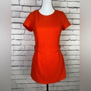 Zara Orange Boho Mini Dress Romper size Medium